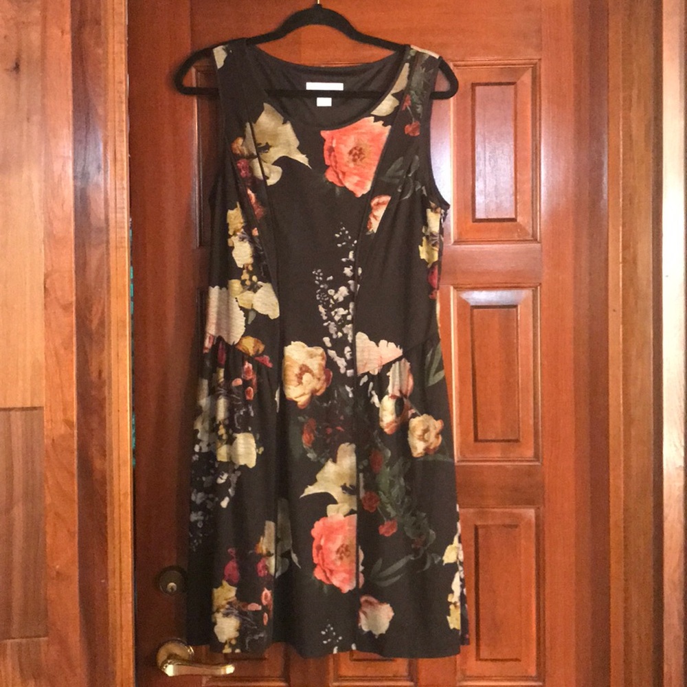 Jessica Simpson Black Floral Dress